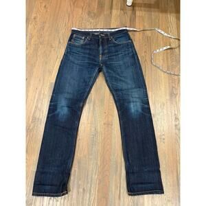 Nudie Thin Finn Selvedge Men’s Jeans W30 L32 - Great Fades